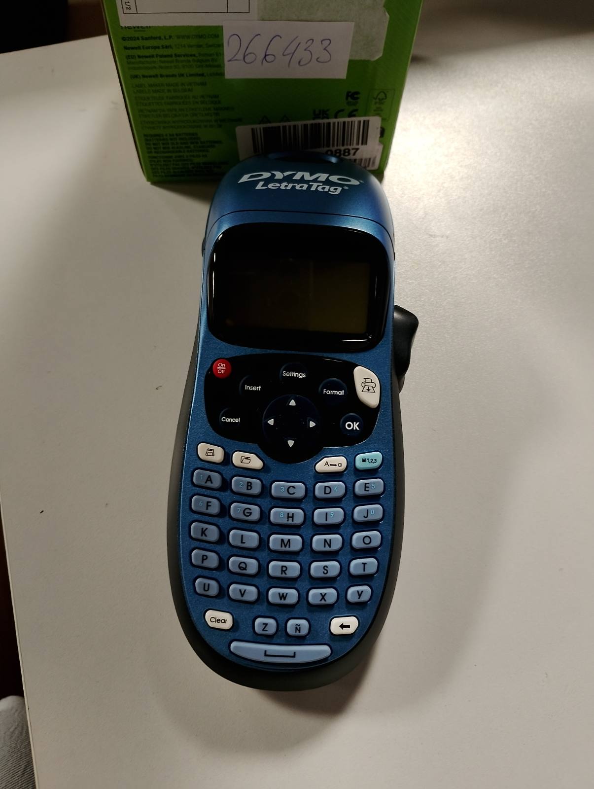 266433 - DYMO Makinë për krijimin e etiketave LetraTag LT-100H | Printer etiketash termik pa bojë | me tastierë ABC