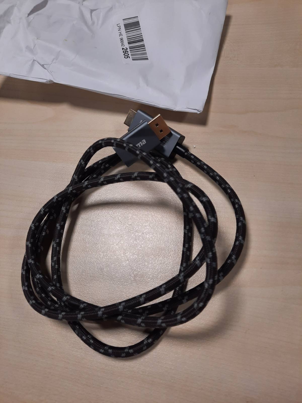 266536 - HAMA Kabllo video DisplayPort - HDMI™ Ultra-HD 4K @60Hz ALU 1,50M