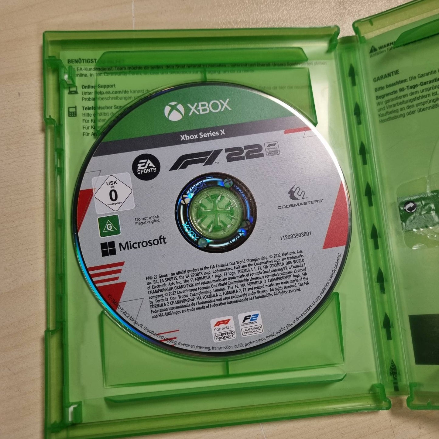 266556 - F1 22 XBOX X | Gjermanisht