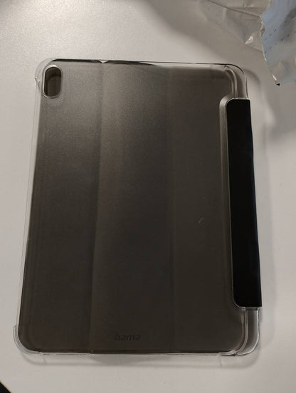 266563 - HAMA Mbështjellëse për Apple iPad 11" (2025)/iPad 10.9" (2022), Mbajtëse stilolapsi, Funksion mbështetëse, Magnet, Mbulesë tableti, Mbulesë me rrota, Mbulesë me mbajtëse stilolapsi, Pjesë e pasme transparente, E zezë.