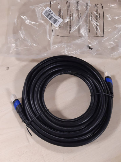 266903 - KABELDIREKT Kabllo 4K DisplayPort, 7.5 m, 4K@60Hz, 144Hz, Dolby Audio, e zezë