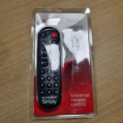 267010 - SUPERIOR ELECTRONICS SIMPLY Numeric - Telekomandë Universale Vetë-Mësuese me Dy Banka Memorieje - SUPTLB002