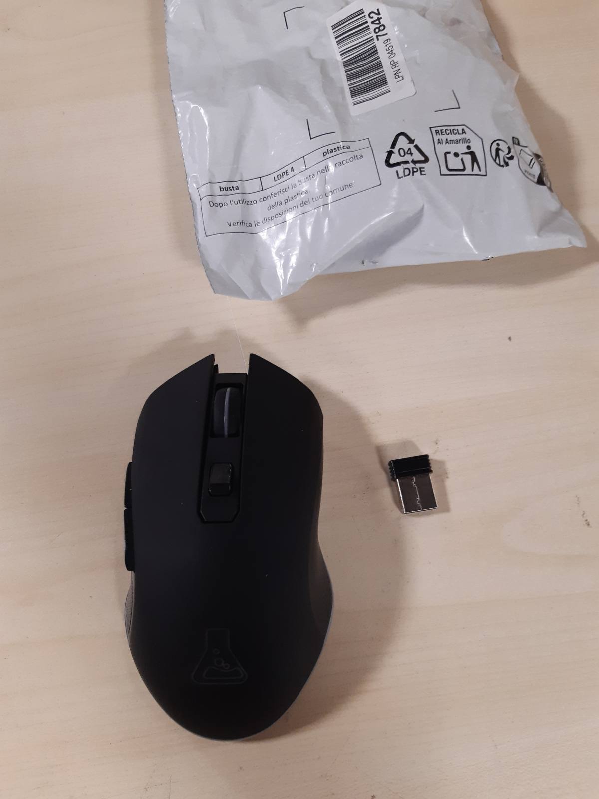267025 - LABORATORI G Maus pa tel Kult Helium për PC, rikarikueshëm 6400 DPI, ndriçim RGB 7 ngjyrash për PC/PS5/Xbox