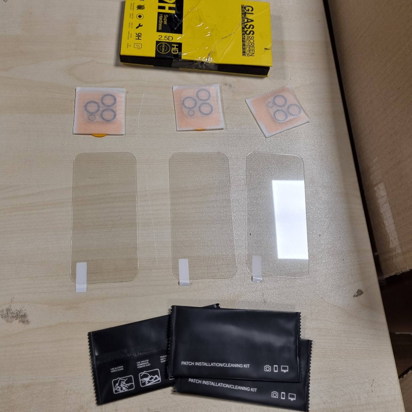267469 - Mbrojtës Ekrani NIPHABE me 3 Pjesë prej Xhami të Temperuar për iPhone 16 Pro - 3 Mbrojtës të Kamerës - Mbrojtës Anti-Gërvishtje - 6.3"