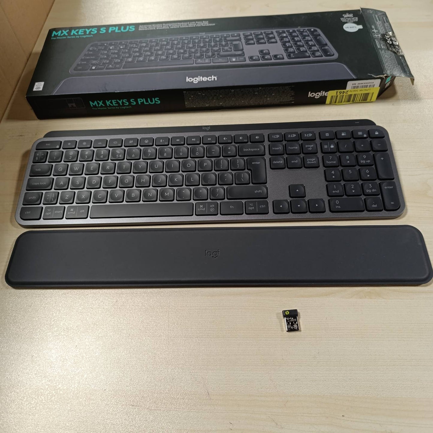 267676 - LOGITECH Tastierë pa tel MX Keys S, Profil i ulët, Shtypje precize dhe e qetë, Taste të programueshme, Ndriçim nga prapa, Bluetooth, USB-C, për PC, Linux, Chrome, Mac, QWERTY Ndërkombëtare SHBA - E zezë