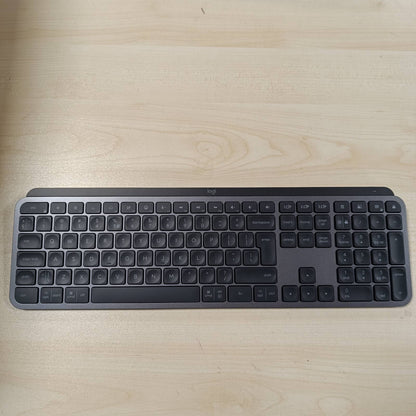 267676 - LOGITECH Tastierë pa tel MX Keys S, Profil i ulët, Shtypje precize dhe e qetë, Taste të programueshme, Ndriçim nga prapa, Bluetooth, USB-C, për PC, Linux, Chrome, Mac, QWERTY Ndërkombëtare SHBA - E zezë