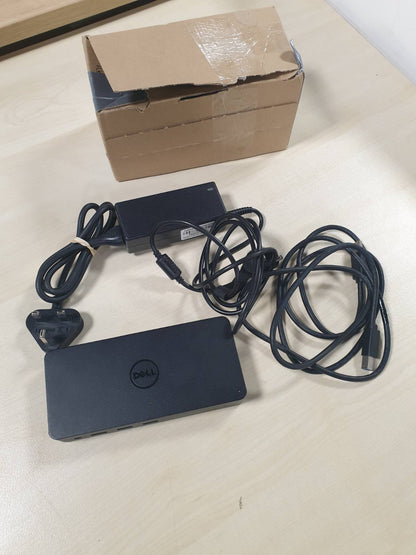 267737 - DELL Stacion Docking me Ekran të Trefishtë, USB 3.0, Ultra HD/4K (D3100), i rinovuar