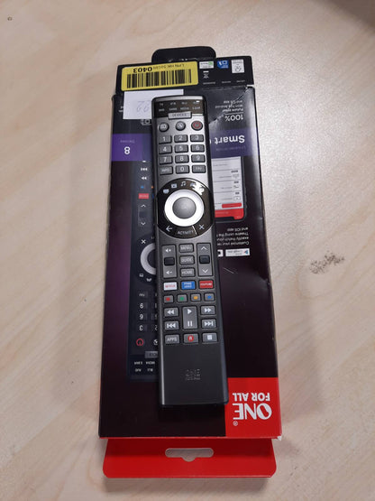 268022 - TELEKOMANDË UNIVERSALE ONE FOR ALL SMART CONTROL PRO 8, E pajtueshme me TV, Dekoder, Blu-ray, pajisje audio dhe transmetimi (Modeli URC7981)