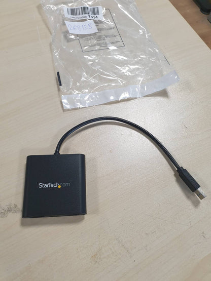 268128 - STARTECH USB-A 3.0 në HDMI të dyfishtë - Konvertues Ekrani USB me HDMI të dyfishtë, 4K 30Hz dhe 1080p 60Hz, Modalitet me shumë monitorë: Zgjero ose Pasqyro