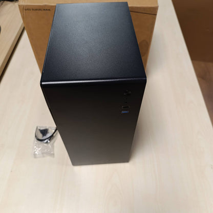 268147 - TACENS NOVAX - Kuti PC Micro-ATX Ultra-Kompakte, Dizajn i Plotë Metalik, 1x Ventilator 80 mm, Kuti Mini-Tower, e Zezë
