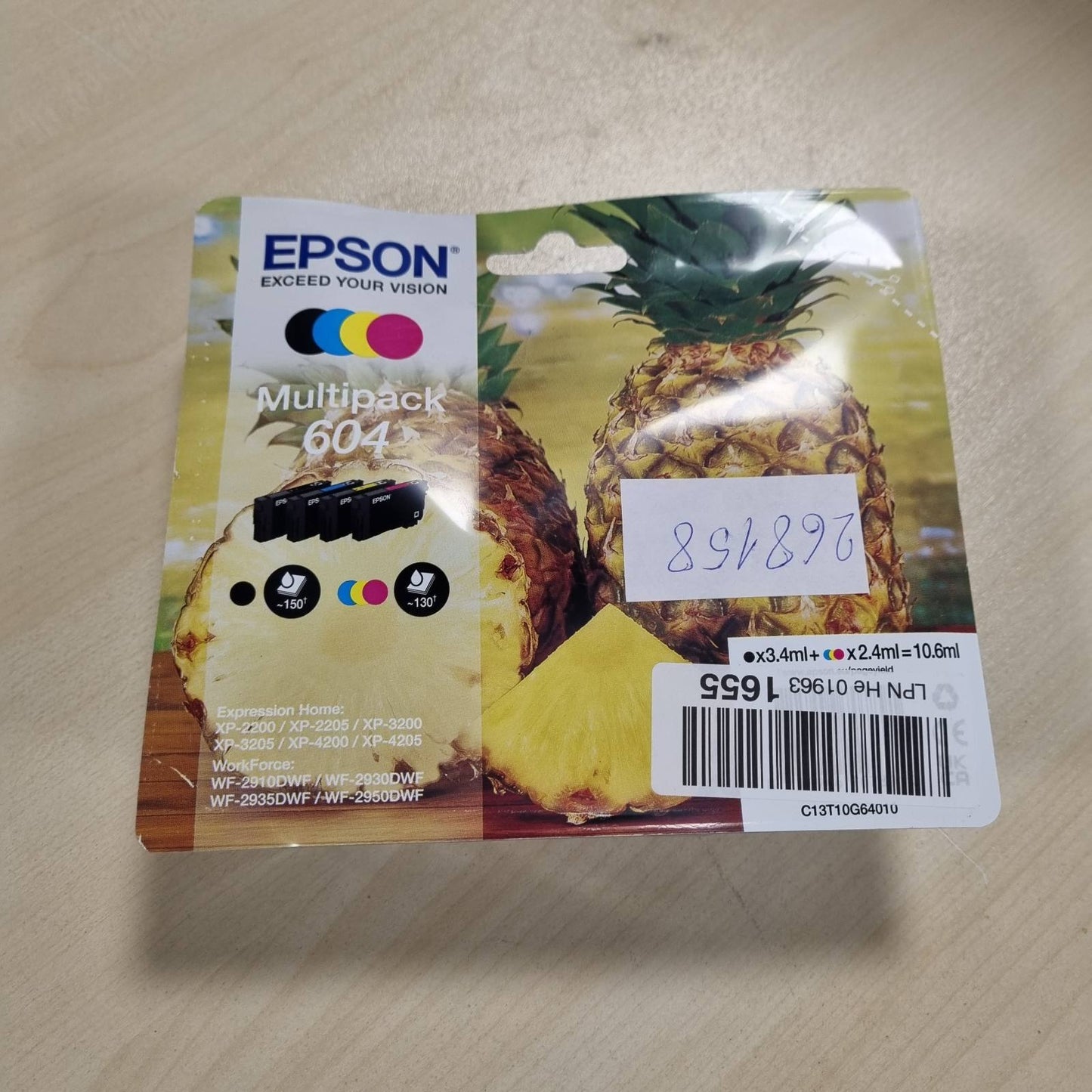 268158 - Epson Ink/604 Pineapple C13T10G64010 me bojë të bardhë