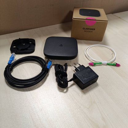 268200 - TELEKOM Modem Fibër Optike 2b i Zi, deri në 2 Gbit/s, lidhje Ethernet Gf-TA