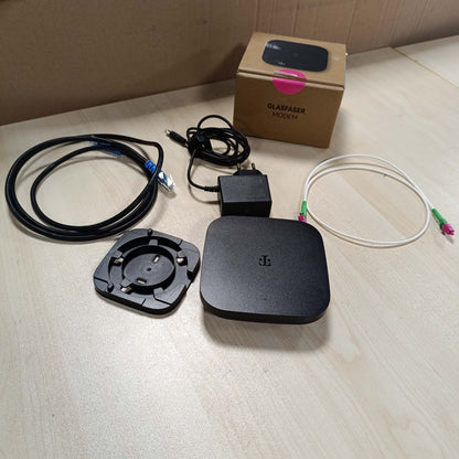 268201 - TELEKOM Modem Fibër Optike 2b i Zi, deri në 2 Gbit/s, lidhje Ethernet Gf-TA