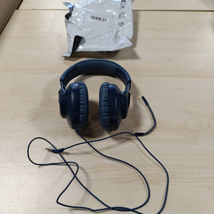 268234 - JBL Quantum 100 – Kufje për Lojëra me Tel dhe Mikrofon të Lëvizshëm – Ngjyra: Blu