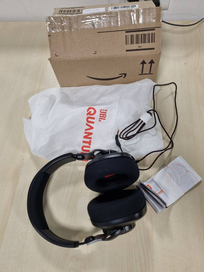 268290 - JBL Kufje për Lojëra me Tel Quantum 100M2, JBL QuantumSOUND Signature, Prizë Kufjesh 3.5 mm, Mikrofon i Lëvizshëm, Opsion Heshtjeje, E Zezë