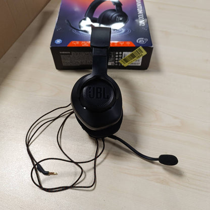 268291 - JBL Kufje për Lojëra me Tel Quantum 100M2, JBL QuantumSOUND Signature, Prizë Kufjesh 3.5 mm, Mikrofon i Lëvizshëm, Opsion Heshtjeje, E Zezë