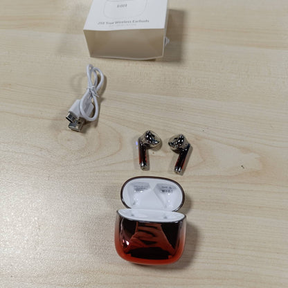 268307 - KICOEON Kufje pa tel, Bluetooth 5.4, 4 Mikrofona, Tingull Stereo HiFi, Ekran LED Dyfishtë, Kontroll Prekje, IP7, Rezistente ndaj Ujit, E Kuqe