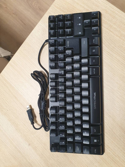 268360 - Trust Gaming Tastiera për Lojëra GXT 833 Thado TKL, Frëngjisht AZERTY Layout