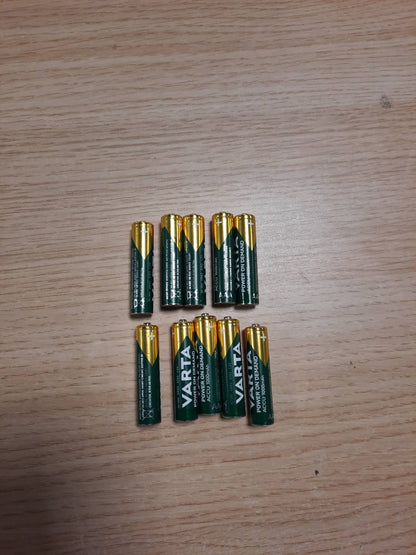 268384 - VARTA BATERI TË RIKARIKUESHME AAA, PAKO ME 16 COPË, 1000 MAH NI-MH, TË PARAKARIKUARA, GATI PËR PËRDORIM
