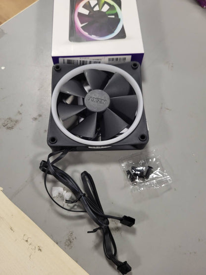 268410 - NZXT F120 RGB VENTILATOR, PWM 120 mm, ftohje pa zhurmë, RF-R12SF-B1, i zi