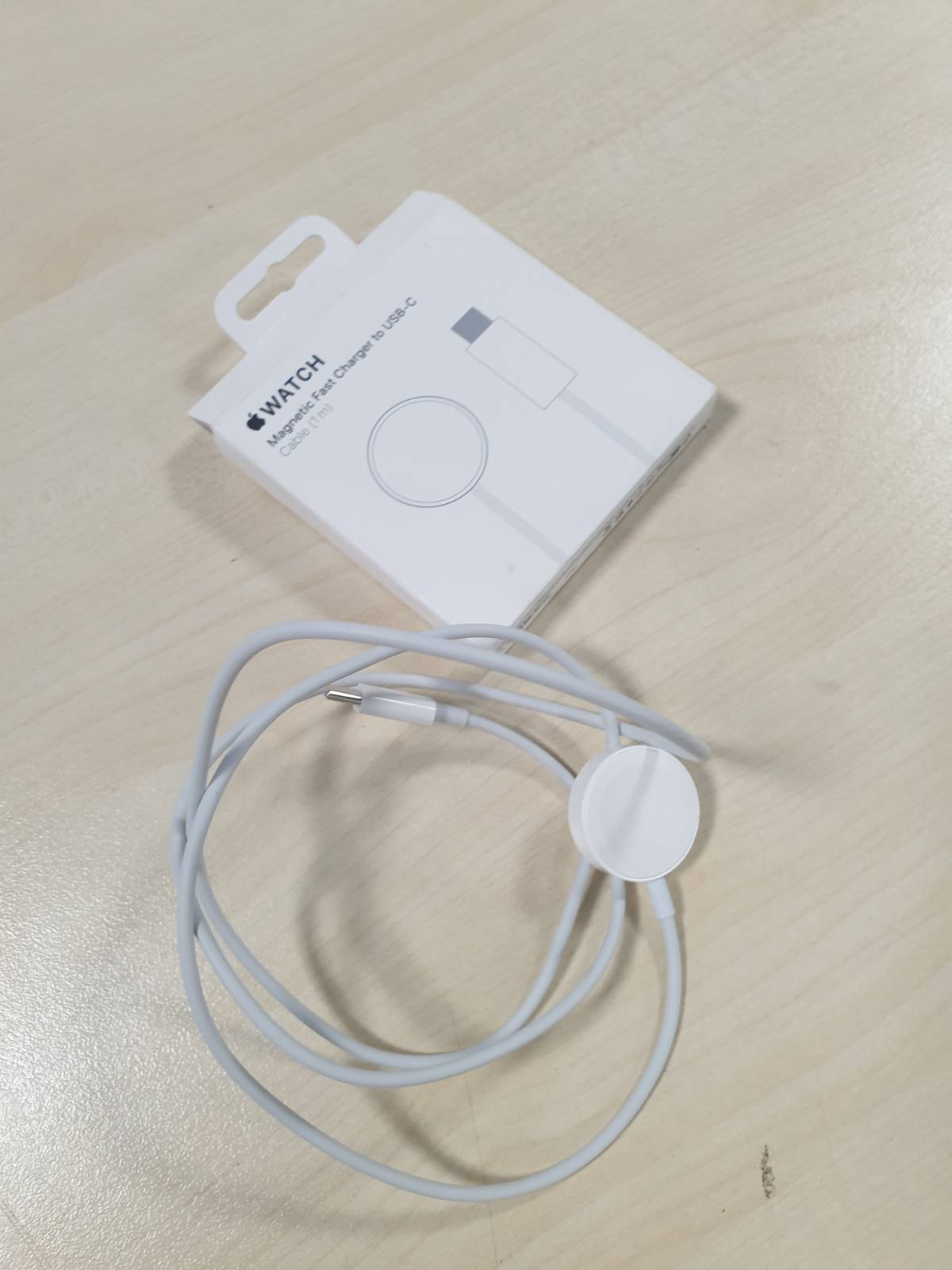 268415 - APPLE KABLO MAGNETIKE KARIKIMI SHPEJTË në USB-C për Apple Watch (1 m)