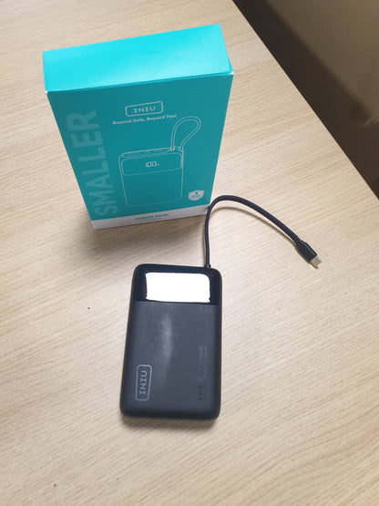 268444 - INIU Bankë energjie 45W, 20000mAh, me kabllo të integruar USB-C, e përputhshme me aeroplan