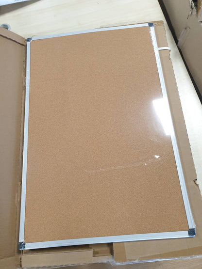 268477 - AMAZON BASICS Tabela e njoftimeve prej tape me kornizë alumini, drejtkëndëshe, 60 cm x 90 cm