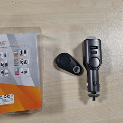 268511 - TECHNAXX Alarm AUTO me detektim lëvizjeje, telekomandë dhe karikues makine me 2 porta USB (TX-100)