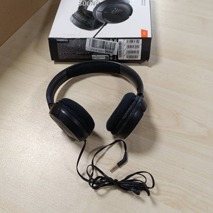 268673 - JBL Kufje me tela T500BLK me kabllo të sheshtë kundër ngatërrimit