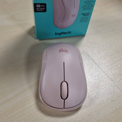 268699 - LOGITECH M240, Maus Bluetooth, Pa Tel, Kompakt, Portativ, Gjurmim i Qetë, Jetëgjatësi Baterie 18-Mujore, Përshtatshëm për Windows, macOS, ChromeOS, Rozë