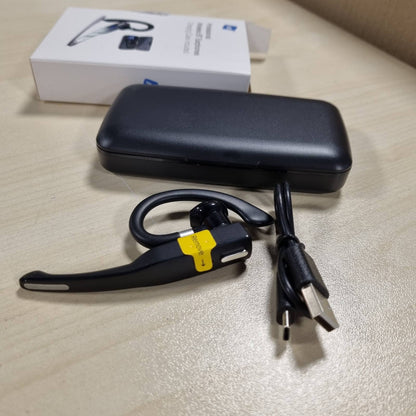 268701 - NK Kufje pa Tel Bluetooth 5.0, Kuti Karikimi 450 mAh, Funksion Pa Duar, Mikrofon, Bateri 100 mAh, Të Lehta, për iPhone dhe Android, Të Zeza