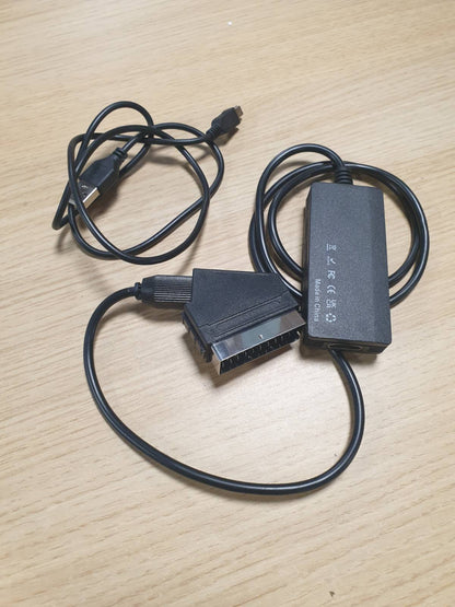 268753 - Konvertues video HDMI në Scart, adaptor 1080P HD, mbështetje NTSC/PAL, video + audio