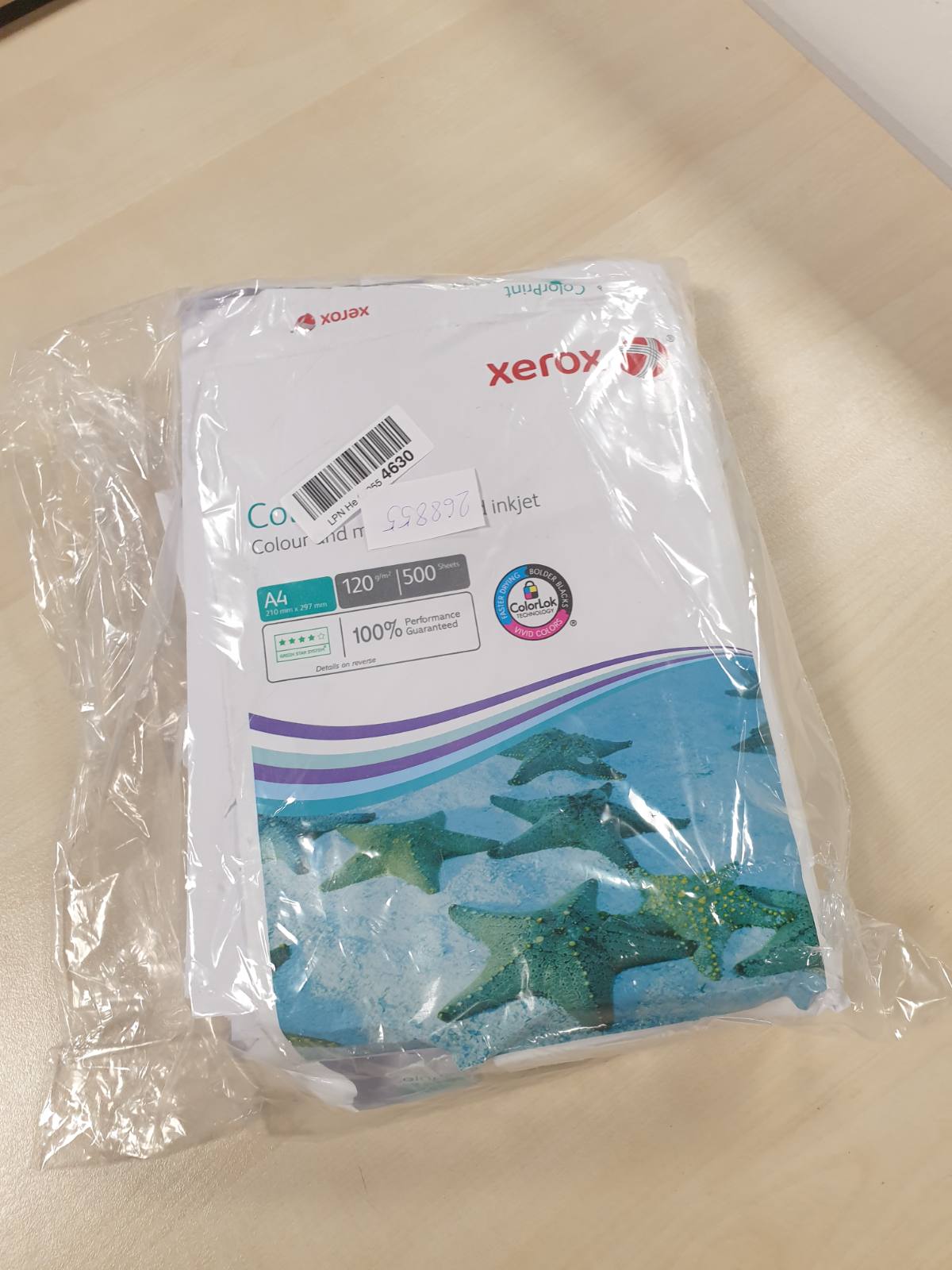 268855 - Xerox Letër printeri lazeri me ngjyra 003R96602 Premium DIN A4, 120 g/m², 500 fletë për pako, ngjyrë e bardhë