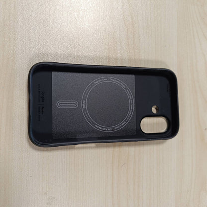 268872 - MBROJTËSE RINGKE PËR IPHONE 16: Magnetike, jo-rrëshqitëse, rezistente ndaj goditjeve, ultra e hollë, e butë, e zezë.