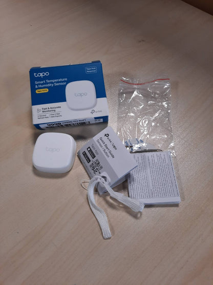 268875 - TP-LINK TAPO T310: Monitor inteligjent i temperaturës dhe lagështisë, ruajtje falas e të dhënave, grafikë vizualë, instalim fleksibël, njoftime aplikacioni, kërkohet Hub H100.