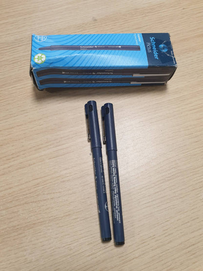 269047 - SCHNEIDER Pictus Fineliner, trashësia e vijës 0.05 mm, pako me 6 bojëra, e zezë