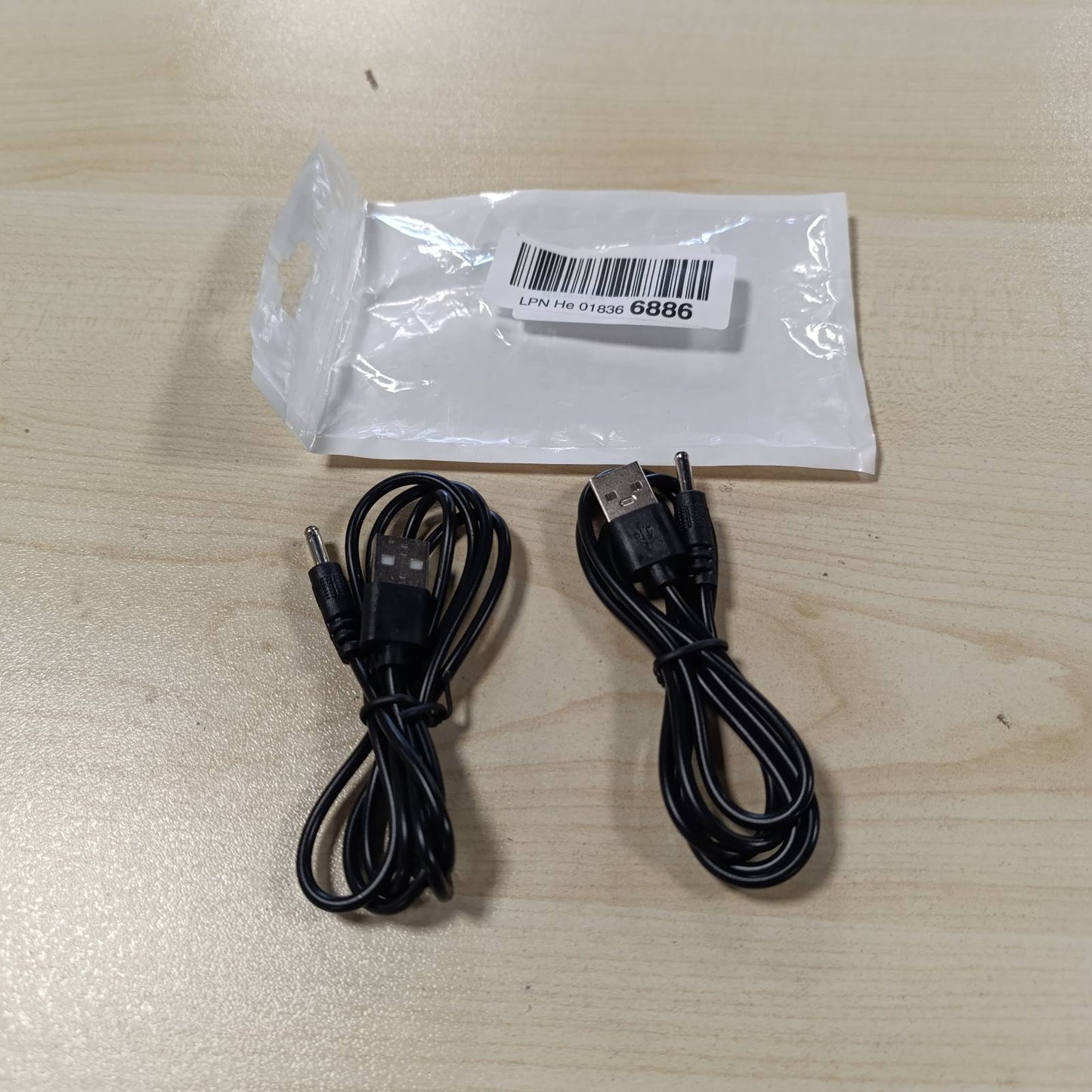 269123 - Blueshaweu Kabllo karikimi USB në DC, i pajtueshëm me LOVENSE Domi 2 (i zi+i zi)
