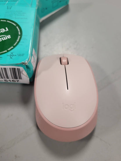 269131 - LOGITECH Maus pa tel M171 për kompjuter, Mac, laptop, 2.4 GHz, gjurmim optik, bateri 12-mujore, përdorim ambidextrous - rozë