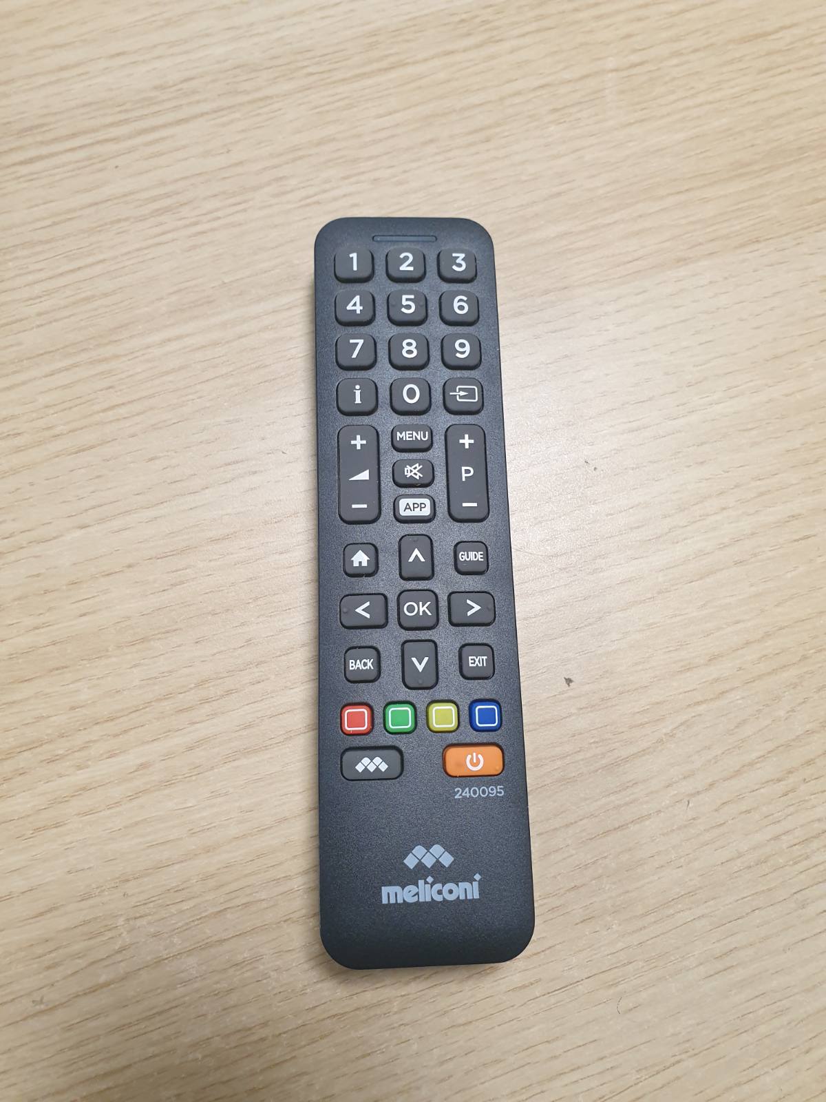 269193 - MELICONI Telekomanda Universale Easytel TV+ për kontrollimin e funksioneve bazë të Smart TV-ve