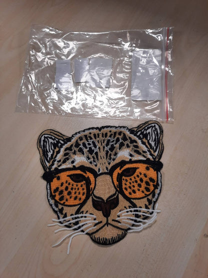 269197 - VIUSNEUN 1 copë Leopard i Madh me Syze Arna Pëlhure, Arna me Hekurosje, Arna me Kafshë për Xhaketa, Qëndisje me Hekurosje, Aplikacion, Veshje Dekorative (14)