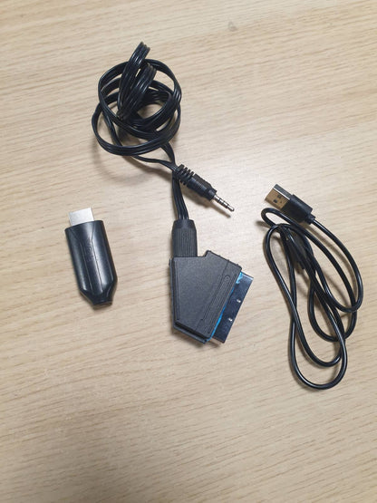 269211 - AXFEE Përshtatës SCART në HDMI, për TV Full HD 720P/1080P, me kabllo HDMI
