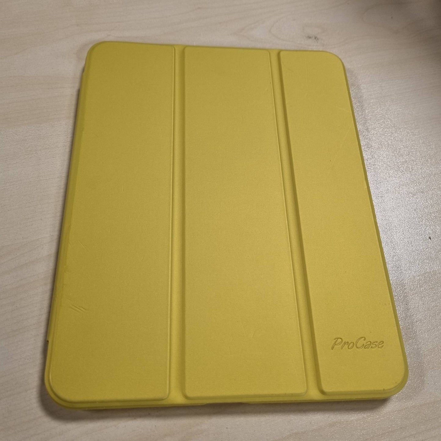 269260 - PROCASE Mbështjellëse për iPad 11 inç (A16) 2025, iPad i gjeneratës së 10-të 10.9 inç në vitin 2022, Mbështjellëse e re e përmirësuar me mbajtëse stilolapsi, Mbulesë mbrojtëse kundër rënies - e verdhë