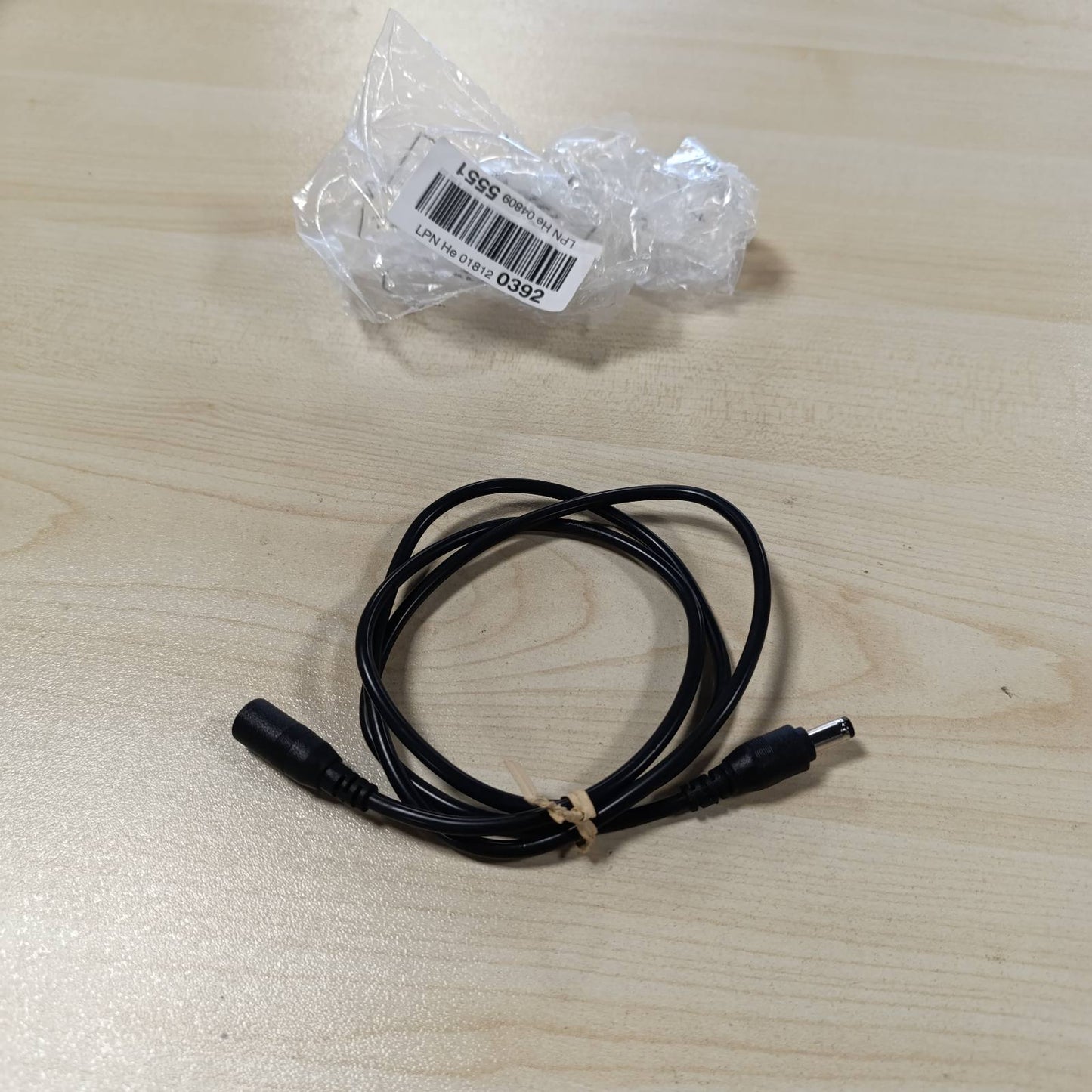 269298 - Kabllo Zgjatues DC në Linjë, 5.5 x 2.5 mm, e Zezë, 2 m