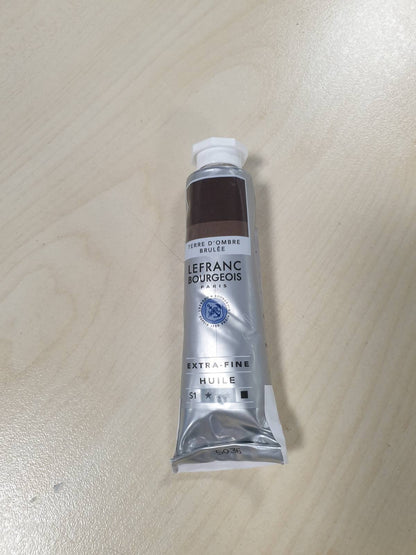 269325 - LEFRANC BOURGEOIS Vaj Ekstra i Finuar, Brilant dhe Vibrant – Burnt Umber, 40 ml