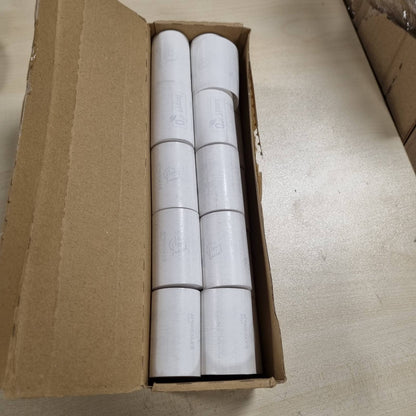 269359 - EXACOMPTA Kuti me 20 rrotulla termike për karta bankare, 57 x 40 mm, 55 g/m², pa fenole, pa bërthamë kartoni, e bardhë