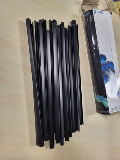 269410 - Pavo Shinë shtrënguese A4 9 mm për 40-75 fletë, e zezë, 25 copë