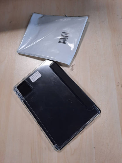 269459 - EFFCOTUO Mbrojtëse për Lenovo Idea Tab 11 inç 2025, Mbrojtëse prej lëkure ultra e hollë me mbështetëse, e zezë