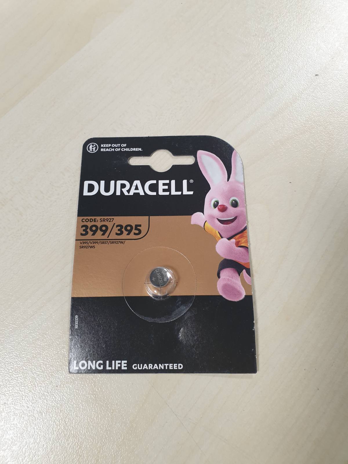 269520 - DURACELL Bateria e orës SR57, paketa e parë, 068278, argjendi, 1 njësi (pako me 1)
