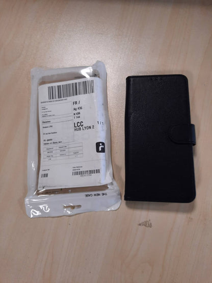 269576 - Mbrojtëse dhjetëshe për Samsung Galaxy A13 4G / 5G, Mbrojtëse Samsung A13 Lite, Mbulesë mbrojtëse prej lëkure PU premium, Qese me mbyllje magnetike, Mbrojtëse me palim e pajtueshme me Galaxy A13 (E zezë)