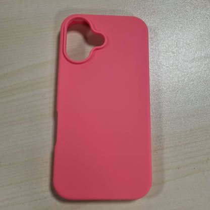 269600 - Mbrojtëse për telefonin kwmobile iPhone 16, mbulesë silikoni me karikim pa tel - Neon Coral